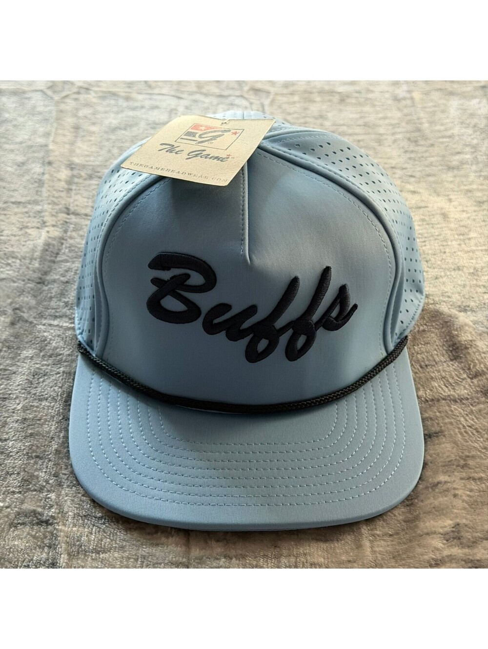 Colorado Buffs The Game Performance Rope Hat Men's Adjustable Light Blue